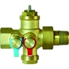 Regulating valve Series: Cocon 2TZ Type: 2600 Static Brass/PTFE Kvs value: 4.5m³/h PN10 External thread (BSPT)/Internal thread (BSPP) 3/4" (20)